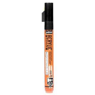Pebeo Acrylic Paint Markers (1.2mm Tip) - Orange