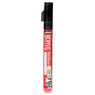 Pebeo Acrylic Paint Markers (1.2mm Tip) - Vermilion