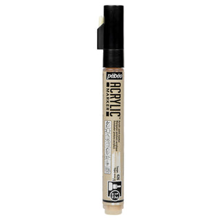 Pebeo Acrylic Paint Markers (1.2mm Tip) - Taupe