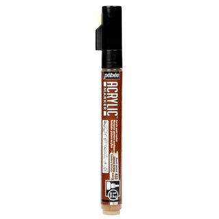 Pebeo Acrylic Paint Markers (1.2mm Tip) - Burnt Sienna