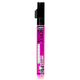 Pebeo Acrylic Paint Markers (1.2mm Tip) - Fluorescent Pink