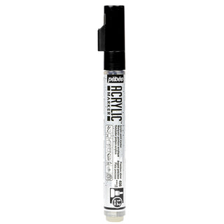 Pebeo Acrylic Paint Markers (1.2mm Tip) - Precious Silver