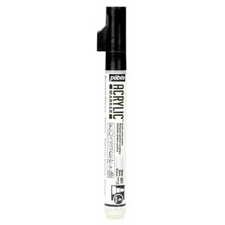 Pebeo Acrylic Paint Markers (4mm Round Tip) - White