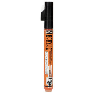 Pebeo Acrylic Paint Markers (4mm Round Tip) - Orange