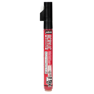 Pebeo Acrylic Paint Markers (4mm Round Tip) - Red