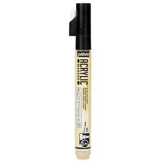 Pebeo Acrylic Paint Markers (4mm Round Tip) - Beige