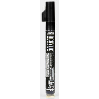 Pebeo Acrylic Paint Markers (4mm Round Tip) - Precious Black