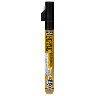 Pebeo Acrylic Paint Markers (4mm Round Tip) - Precious Gold