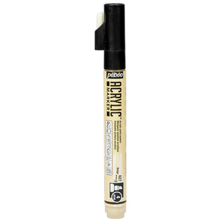Pebeo Acrylic Paint Markers (4mm Chisel Tip) - Beige
