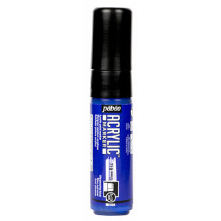 Pebeo Acrylic Paint Markers (5-15mm Tip) - Ultramarine Blue