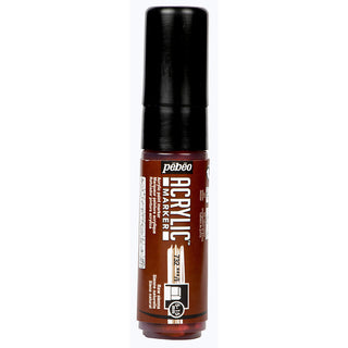 Pebeo Acrylic Paint Markers (5-15mm Tip) - Raw Sienna