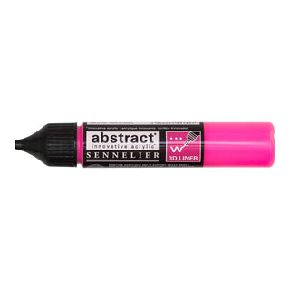 Sennelier Abstract Acrylic 3D Liners 27ml - 654 Fluorescent Pink