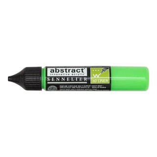 Sennelier Abstract Acrylic 3D Liners 27ml - 895 Fluorescent Green