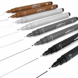 Uni-Ball Pin Fineliner Drawing Pens