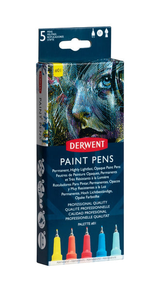 Derwent Paint Pens Colour Palette Set #1