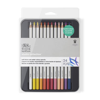 Winsor & Newton Studio Collection Water Colour Pencils 24 Set