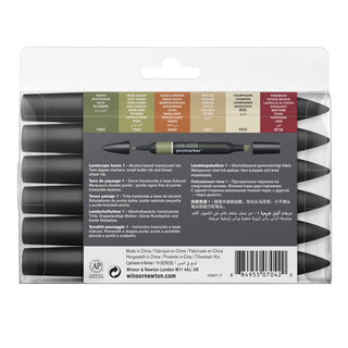 Winsor & Newton Promarker 6pc Landscape Tones #1 Set