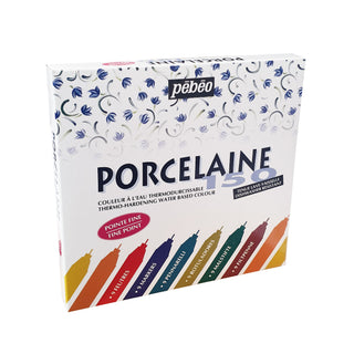 Pebeo Porcelaine 150 Fine 0.7mm Markers Set 9pc