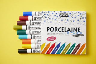 Pebeo Porcelaine 150 Fine 0.7mm Markers Set 9pc