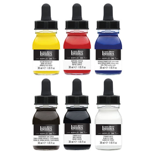 Liquitex Acrylic Ink Essential Box Set 6 x 30ml