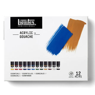 Liquitex Acrylic Gouache Essentials Set 12 x 22ml