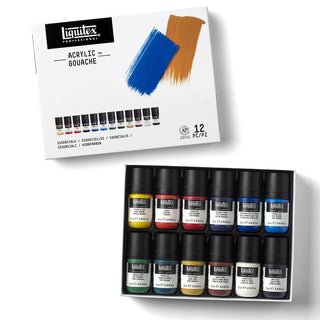 Liquitex Acrylic Gouache Essentials Set 12 x 22ml
