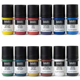 Liquitex Acrylic Gouache Essentials Set 12 x 22ml