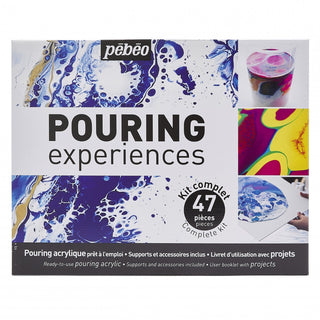 Pebeo Pouring Experiences Complete 47 Piece Kit