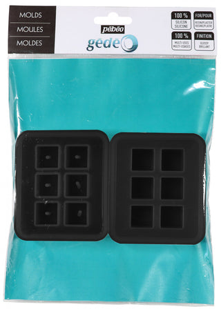 Pebeo Gedeo Silicone Cubic Mould Set of 2