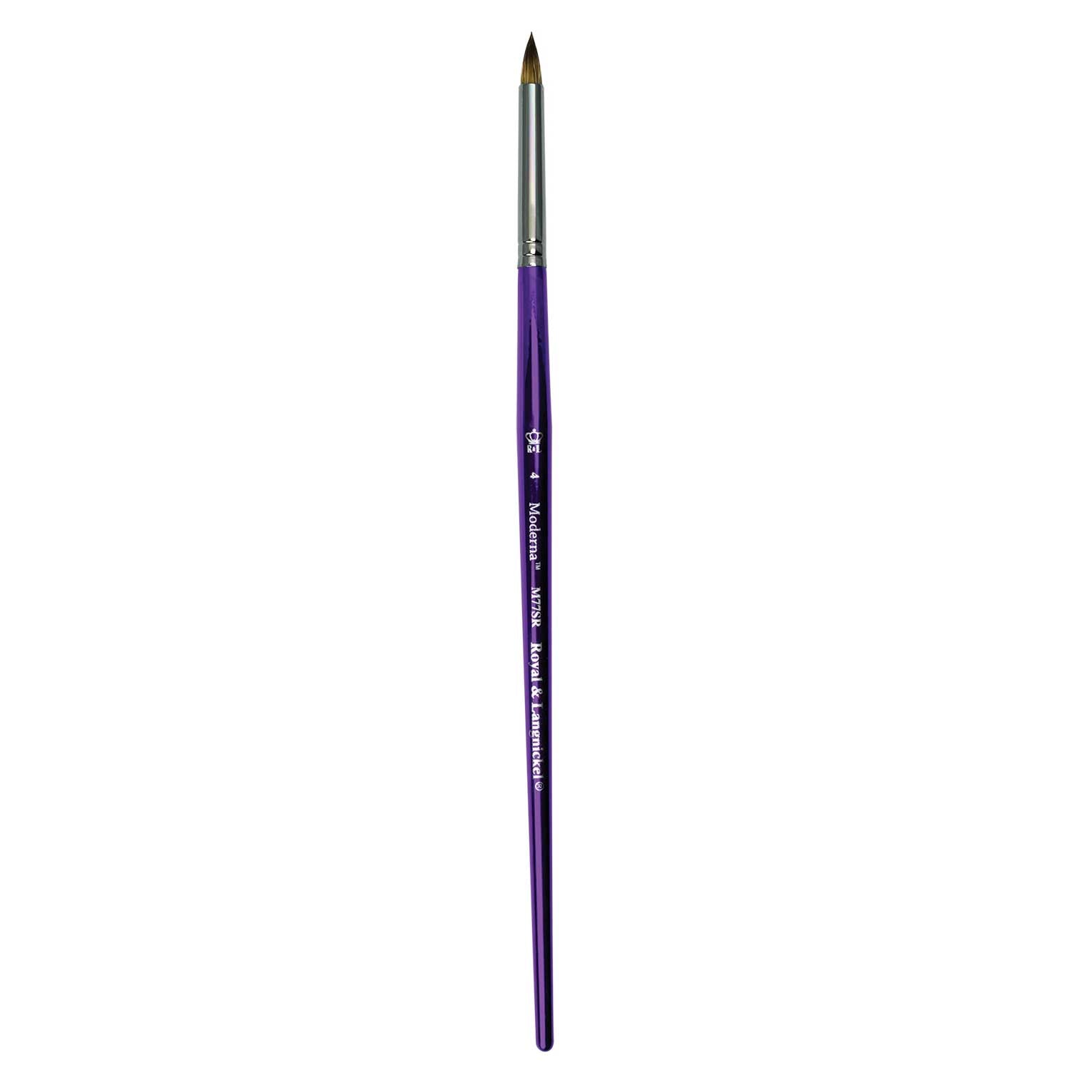 Royal & Langnickel Moderna Series 77 All Media Paint Brushes - Short Round