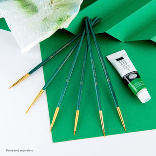 Royal & Langnickel Gold Taklon Fine Detail Paint Brush Set of 6