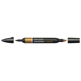 Winsor & Newton Promarker Metallic Graphic Markers - Red Gold