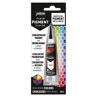 Pebeo Fluid Pigment 20ml, Brown