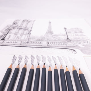 Conte a Paris 12 Assorted Graphite Pencils Drawing Set