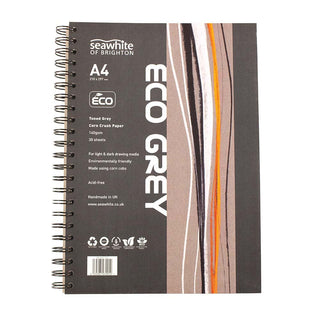 Seawhite of Brighton Eco Grey Corn Crush Paper Pad A4
