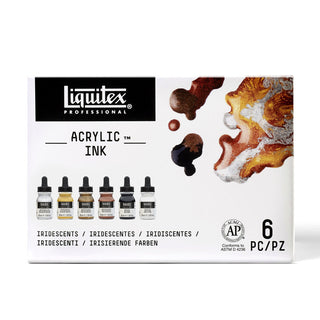 Liquitex Acrylic Ink Iridescents Box Set 6 x 30ml