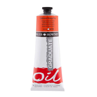 Daler Rowney Graduate Oil Colour 200ml - 619 Cadmium Orange Hue
