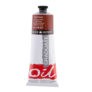 Daler Rowney Graduate Oil Colour 200ml - 221 Burnt Sienna