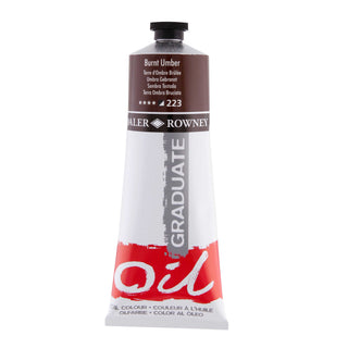 Daler Rowney Graduate Oil Colour 200ml - 223 Burnt Umber