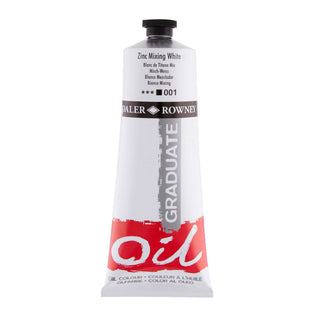 Daler Rowney Graduate Oil Colour 200ml - 001 Zinc Mixing White