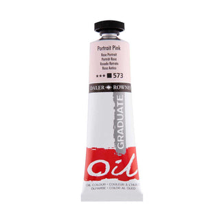 Daler Rowney Graduate Oil Colour 38ml - 573 Peach Pink (Portrait Pink)