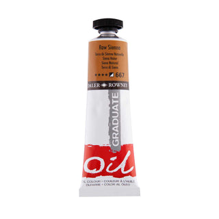 Daler Rowney Graduate Oil Colour 38ml - 667 Raw Sienna