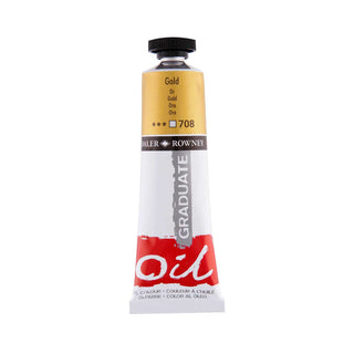 Daler Rowney Graduate Oil Colour 38ml - 708 Gold