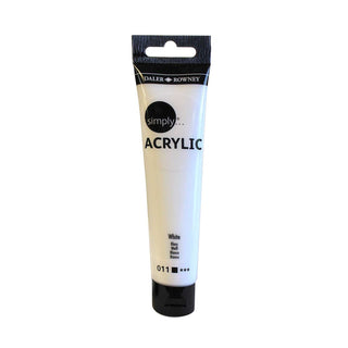 Daler Rowney Simply Acrylic 75ml - 011 White