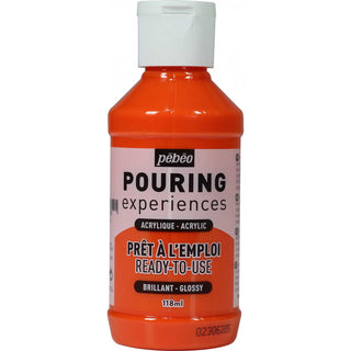 Pebeo Pouring Experiences Acrylic 118ml - Orange