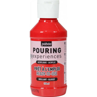 Pebeo Pouring Experiences Acrylic 118ml - Magenta Red