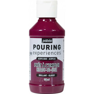 Pebeo Pouring Experiences Acrylic 118ml - Deep Magenta