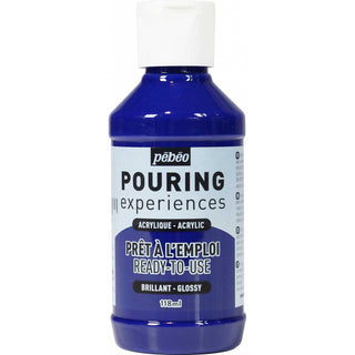 Pebeo Pouring Experiences Acrylic 118ml - Cyan Blue