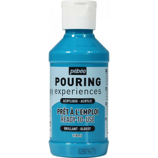 Pebeo Pouring Experiences Acrylic 118ml - Turquoise Blue