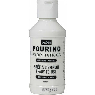 Pebeo Pouring Experiences Acrylic 118ml - Titanium White